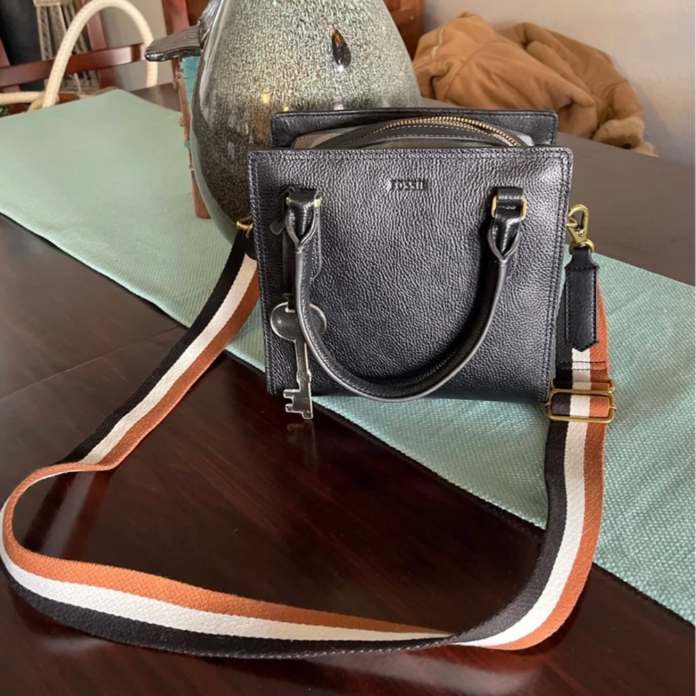 Square Fossil Crossbody
